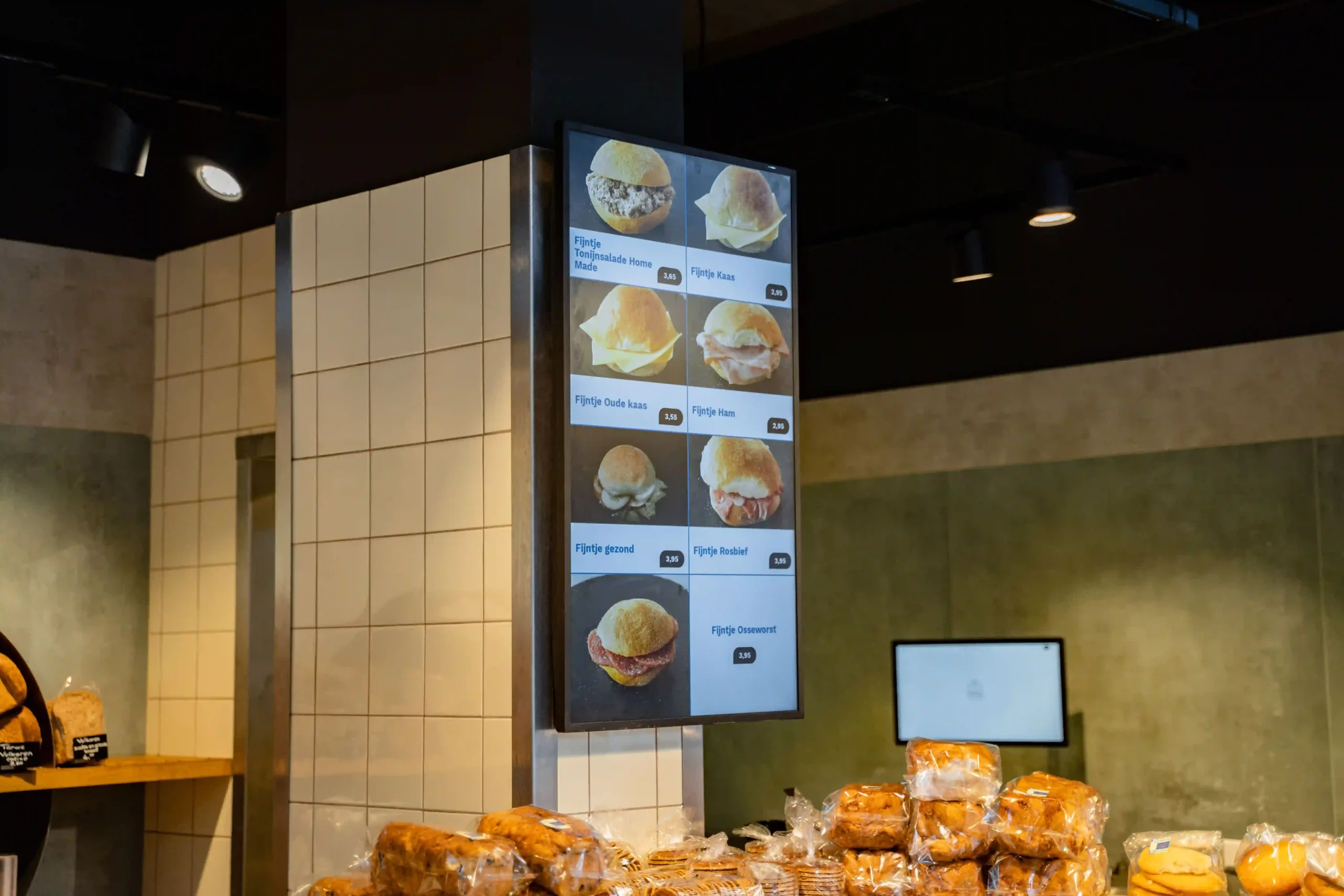 Menu Screen Bakkerij Renzema