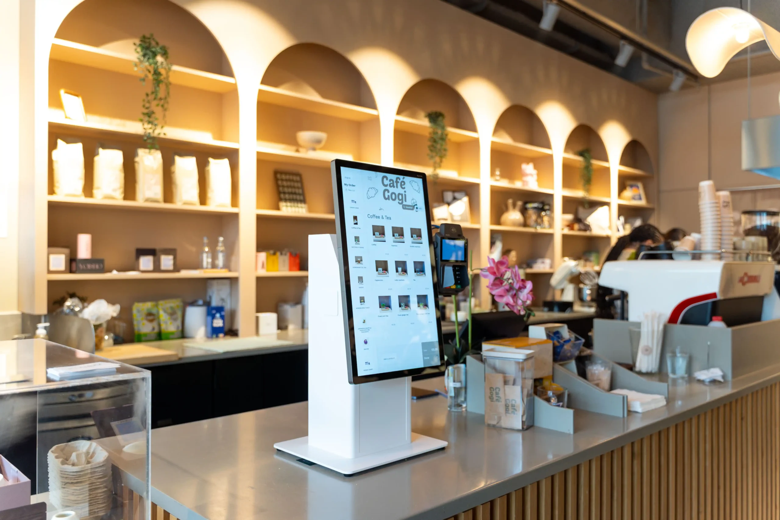 Café Gogi Self Order Kiosk