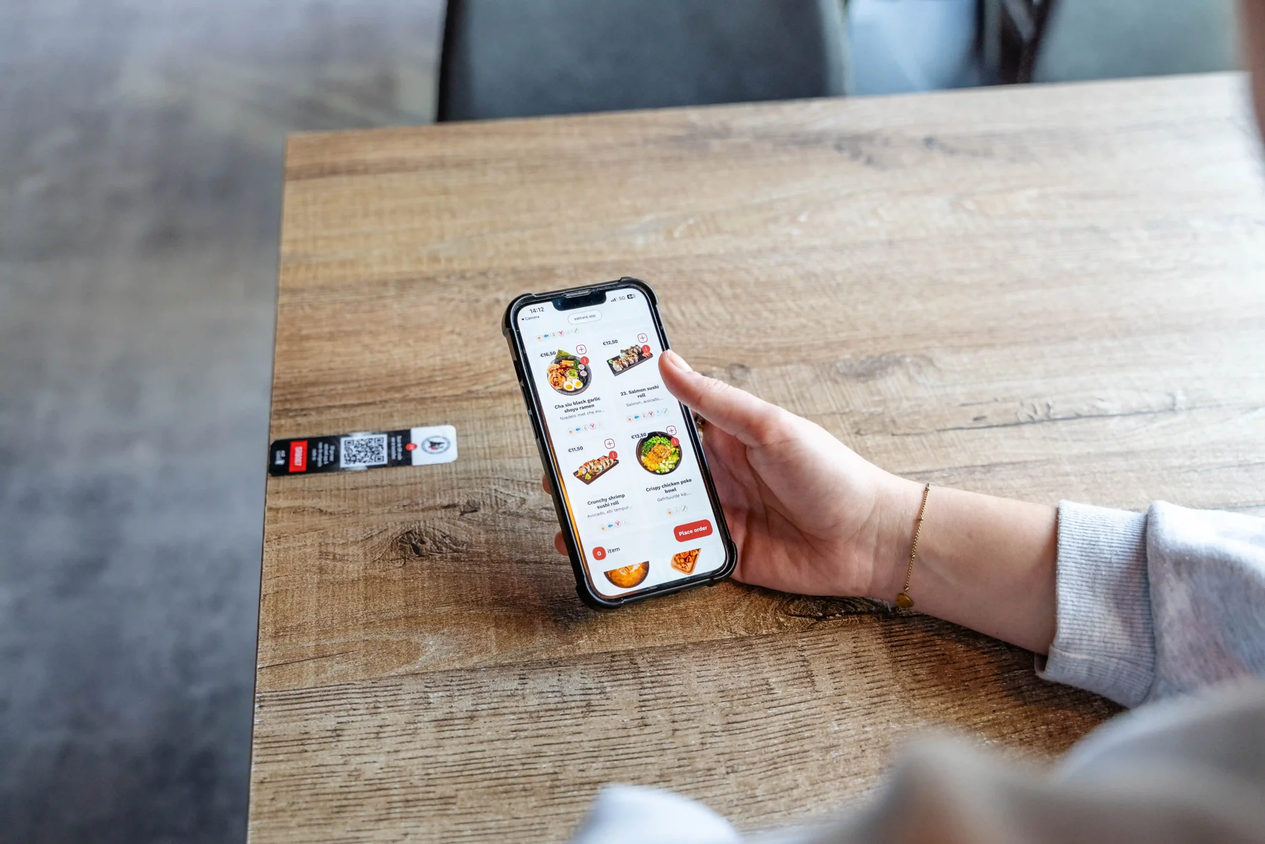 Samurai Ramen QR table order