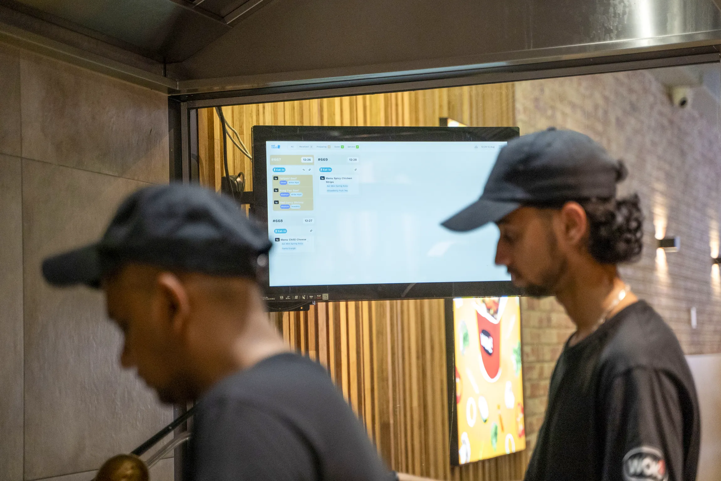 Wok To Go Kitchen Display