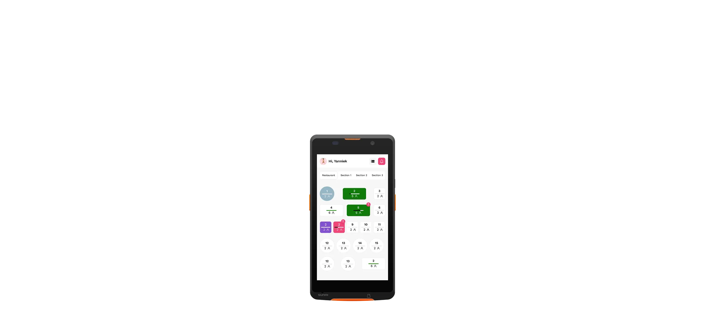 eatcard waiter handheld POS 1200